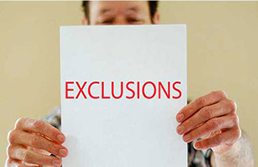 Exclusions