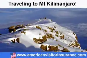 Travel insurance for Kilimanjaro