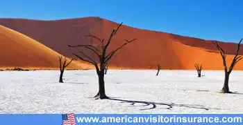 Travel insurance for Namibia