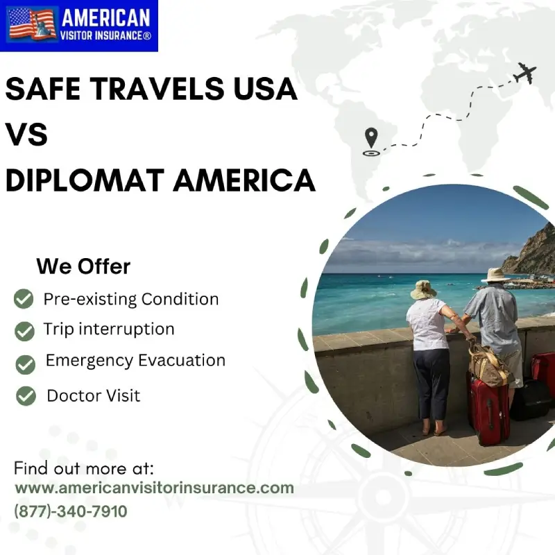 Safe Travels USA vs Diplomat America insurance