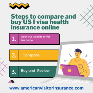 Steps to compare and buy US I visa health insurance online