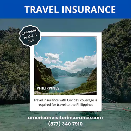 Travel insurance for travelers and new immigrants from Philippines visiting USA