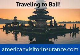 Buy visitor insurance for Bali