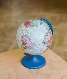 Worldwide globe